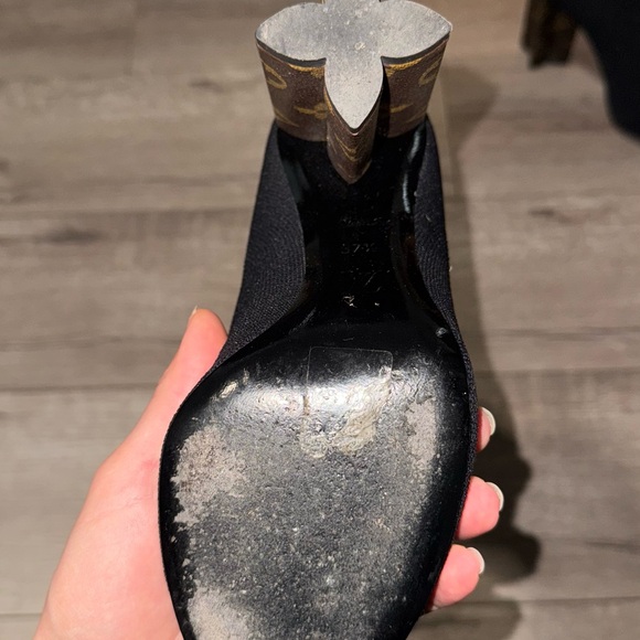 Louis Vuitton Black and Brown Women's Shoes - Picture 6 of 8